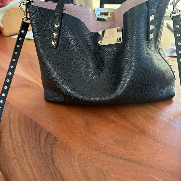 Valentino Rockstud Calfskin Small Tote Bag - Picture 7 of 8